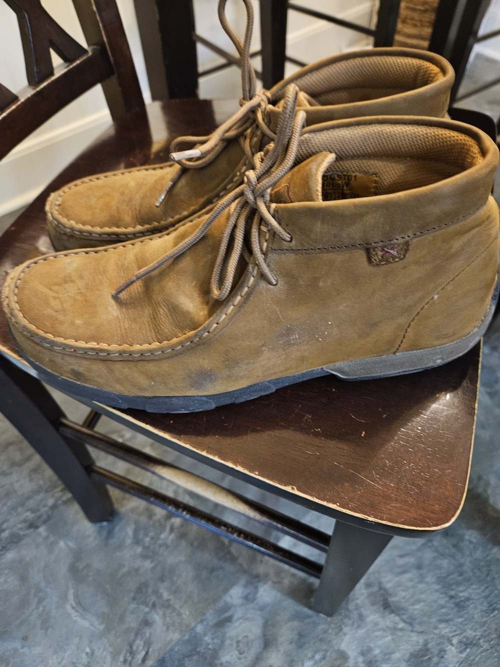 Twisted X Tan Suede Moc Toe Chukka Boots
